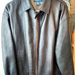 Mens Polo Ralph Lauren Genuine Leather Jacket